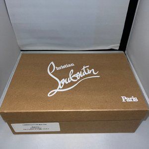 AUTHENTIC CHRISTIAN LOUBOUTIN Sturdy Brown Shoebox